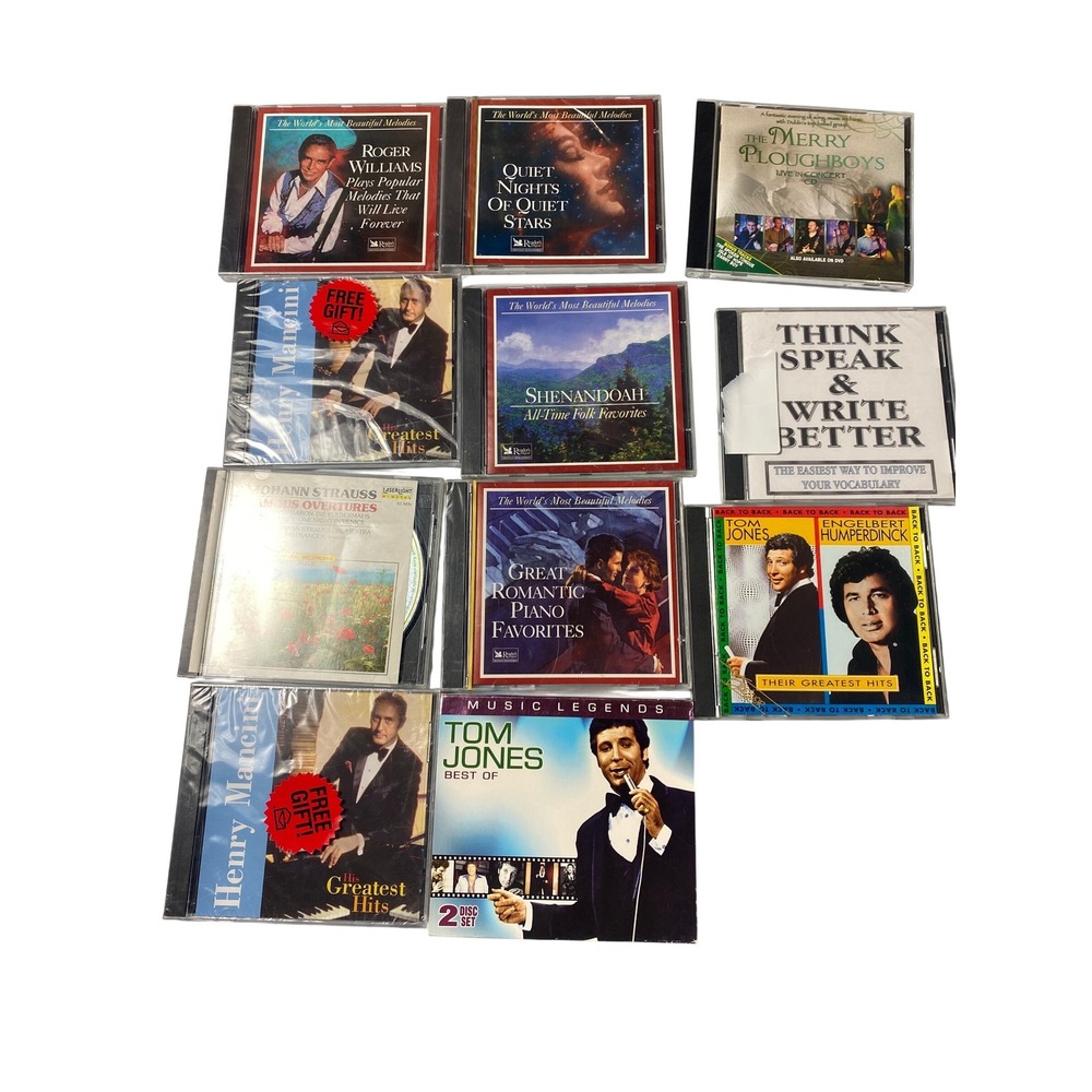 Lot of 5 Classical Easy Listening CDs Readers Digest Roger Williams Merry